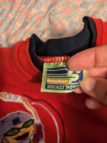 Vintage Rocket Power T Shirt Boys Size 7 Nickelodeon 2000s Embroidered Skate - Picture 8 of 11