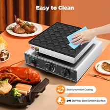 36-Holes Electric Waffle-Making Machine Stainless Steel Desktop Waffle Maker