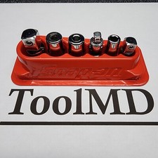 Snap-on Tools Usa New 6pc Mix Drive Magnetic Adapter Extension Socket Lot Set