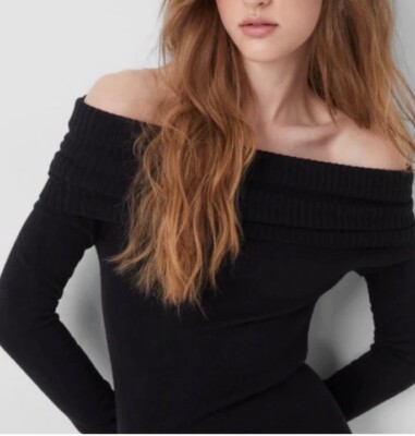french connection babysoft rib button front long sleeve sweater dress Babysoft Rib Button Front Long Sleeve Sweater Dress