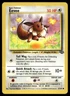 Eevee 51/64 Pokemon Card Jungle Common 50 HP Lighlty Played H8