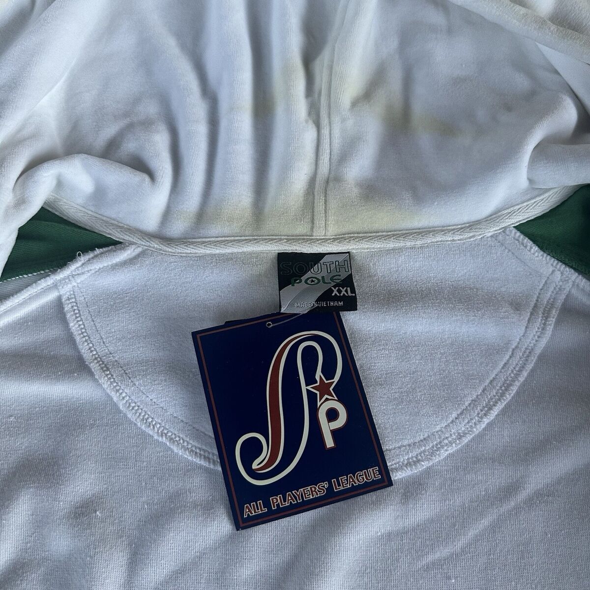 NWT Vintage Y2K Southpole White New York Velour Track Suit NWT Vintage Y2K Southpole White New York Velour Track Suit