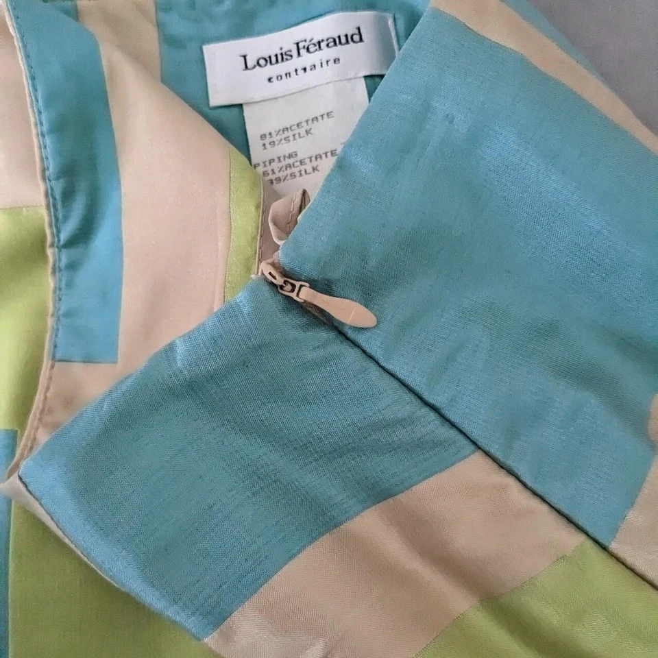 РЕДКАЯ винтажная шелковая юбка Louis Feraud размер 4 - Изображение 2 из 4