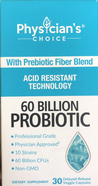 Physician's Choice 60 Billion Probiotic with Prebiotic Capsules - 30 Capsules