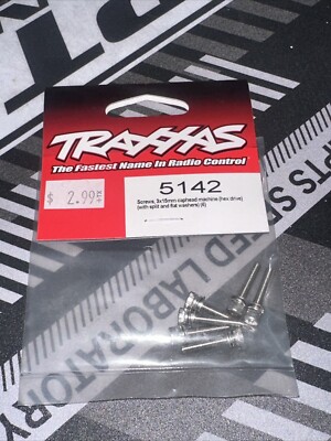 Traxxas 3X15mm Cap Head Screws (6) for Nitro Rustler/Slash/Revo/T-Maxx #5142