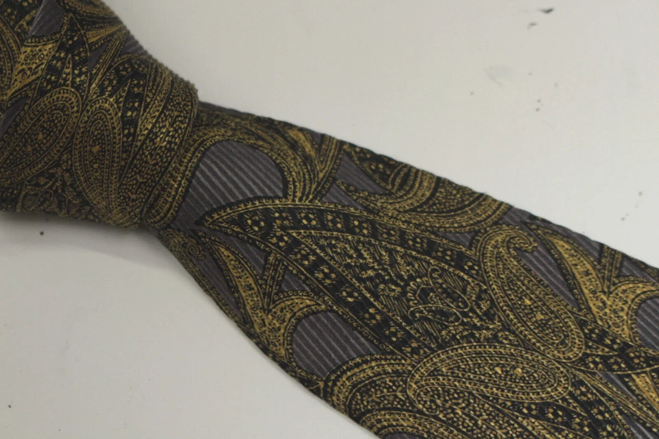 Corbata de seda TINO COSMA hecha en Italia F74948 Foto 3 de 4