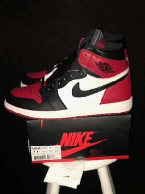  Nike AIR Jordan 1 I Retro High Bred Toe DS QS OG ALL