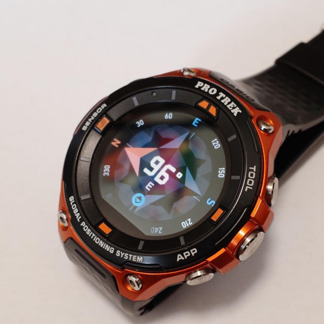 Casio Protrek Smart WSD-F20 Mens Watch Digital Orange From Japan