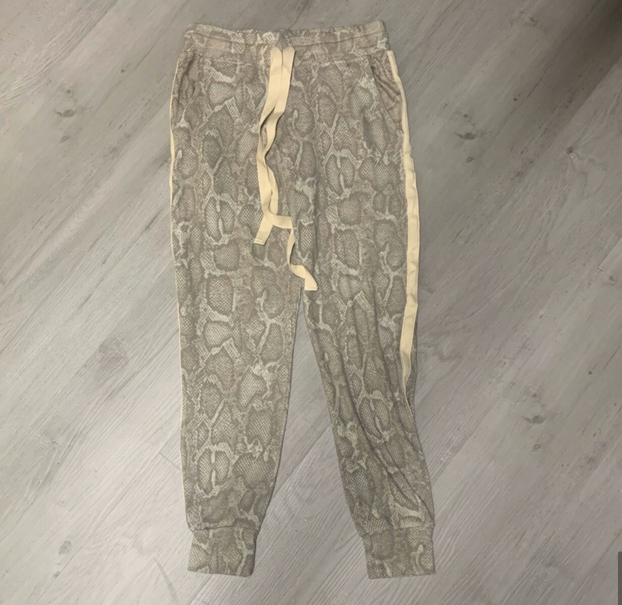 Sundry Snake Print Joggers. Size XS (0). NWT. Retail- $188 | eBay