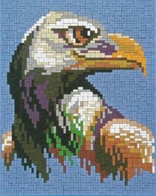 Mini Stecksystem Seeadler ca. 2.100 Teile mit XXL-Steckvorlage Nr. 41129