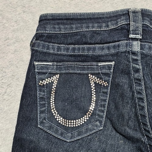 True Religion Jeans Womens 25 Legging Blue Low Rise - Picture 15 of 18