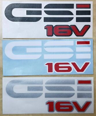 Opel Kadett GSI 16V   C20XE   Schriftzug   Emblem   Aufkleber   Sticker   o3