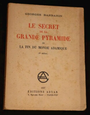 Le Secret De La Grande Pyramide -  Georges Barbarin 1937 - 9° edizione
