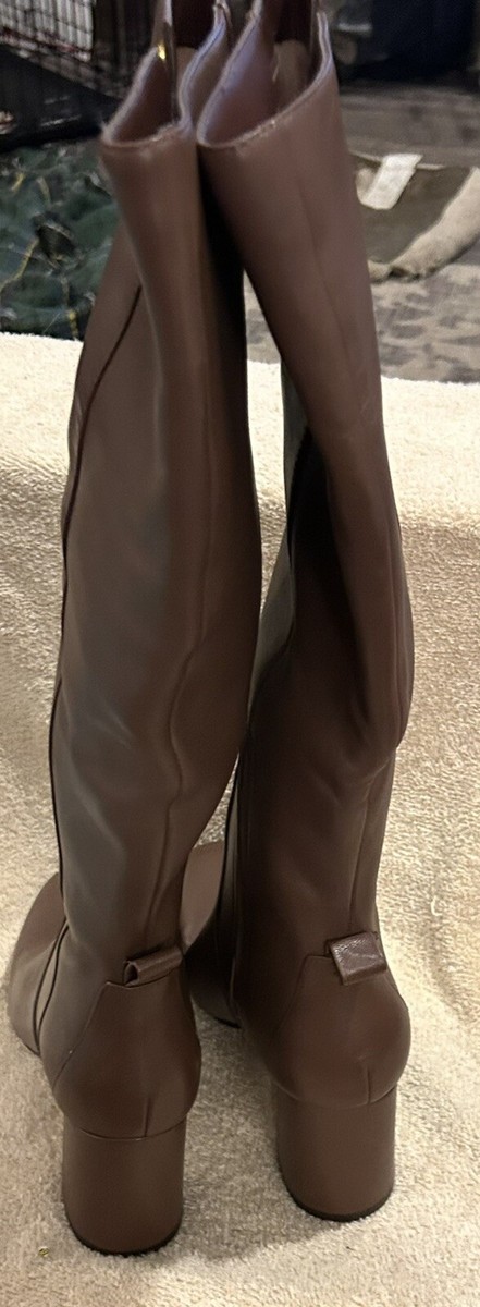 【Cole Haan】☆ブーツ☆Women's Chrystie Square Toe Tall Boot Cole Haan Chrystie Leather Square Toe Knee-High Boots Sz 5