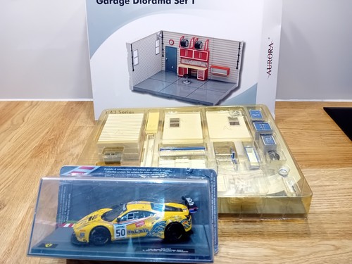 1/43 Scale 1/2/4 PCS Aurora Garage Diorama Scene Models with Ferrari - Picture 19 of 23