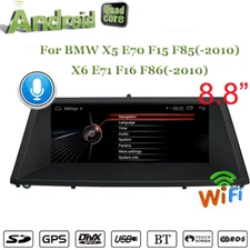8.8"HD Car Radio for BMW X5 E70 F15 F85 X6 E71 F16 F86 (-2010)Stereo RDS SWC DSP