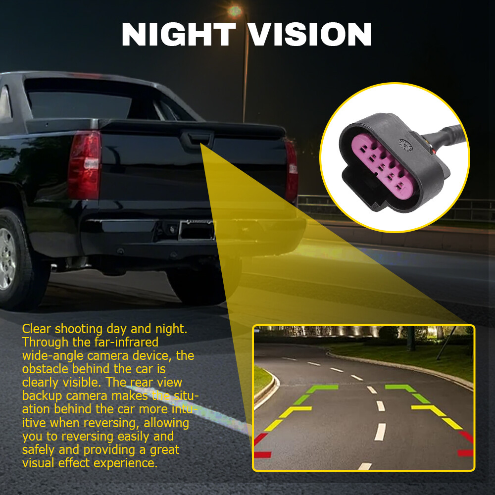 Rear View Backup Camera For 2007-2008 Cadillac Escalade EXT /Chevrolet Avalanche