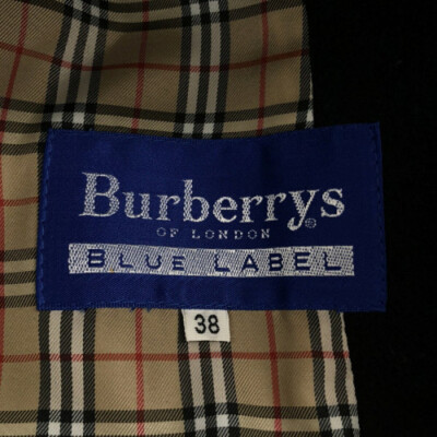 BURBERRY BLUE LABEL Nova Check Melton Short Jacket Size 38