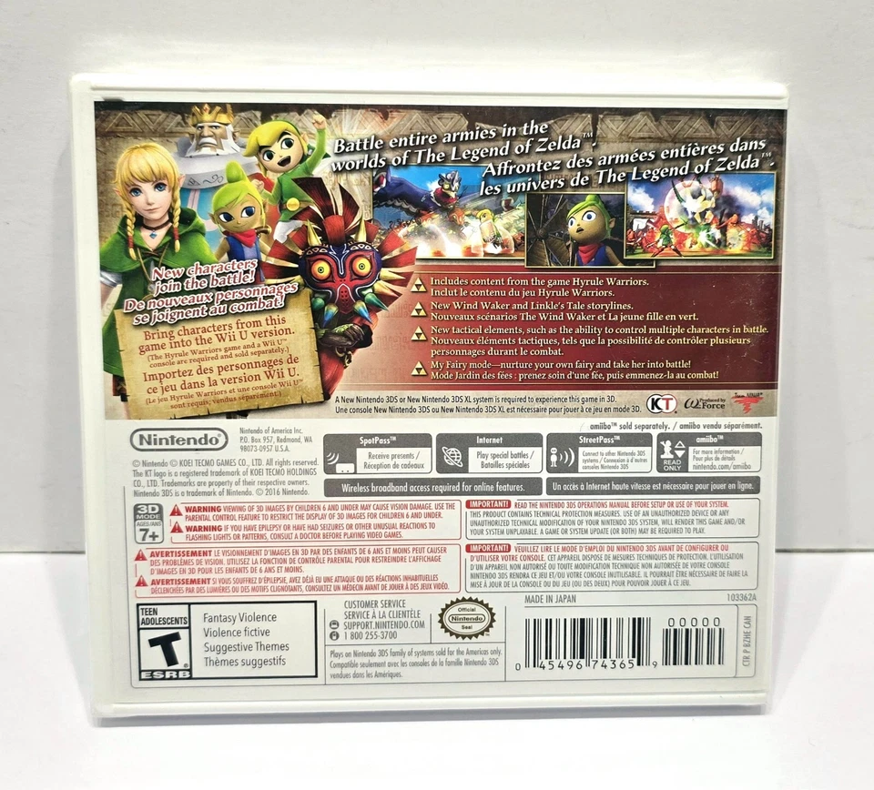 3DS - Hyrule Warriors Legends - Brand New Sealed USA NTSC Nintendo Zelda Legend - Image 2 of 4