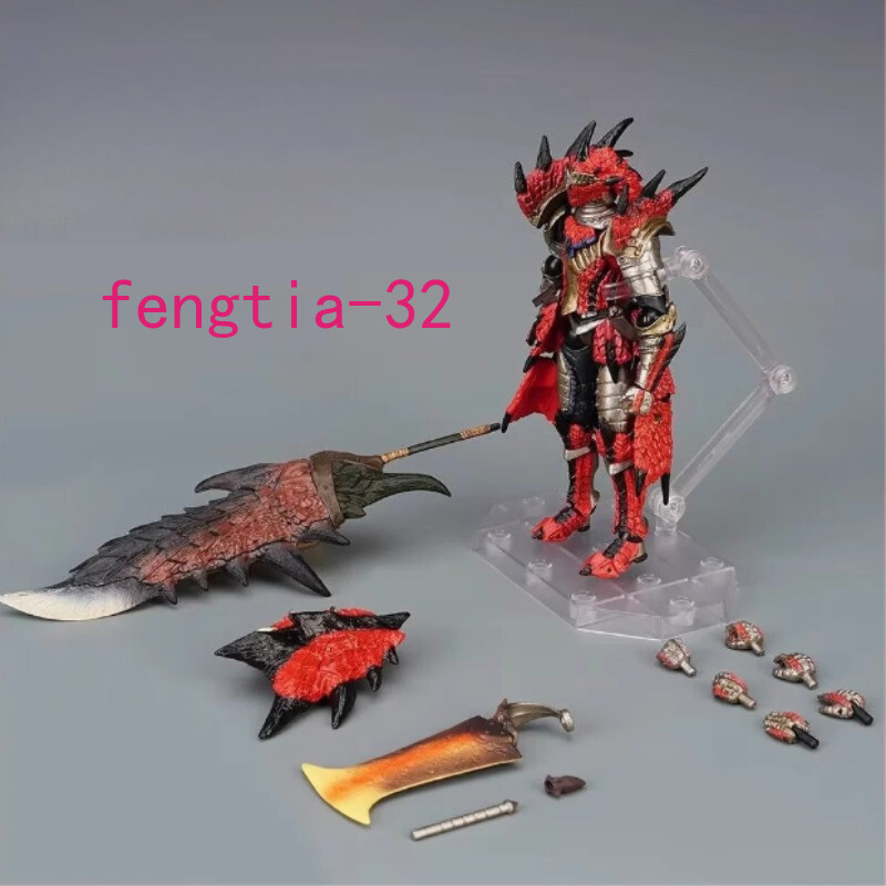 Monster Hunter Lioleus Jinouga PVC Anime Figure Boxed Model Gift for Fans
