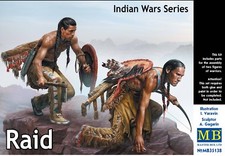 Master Box MB 1/35 35138 Raid Indian Wars, Kit.6 2 Figures
