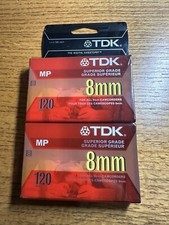 TDK Twin Pack - SEALED 8mm 120 Superior Grade