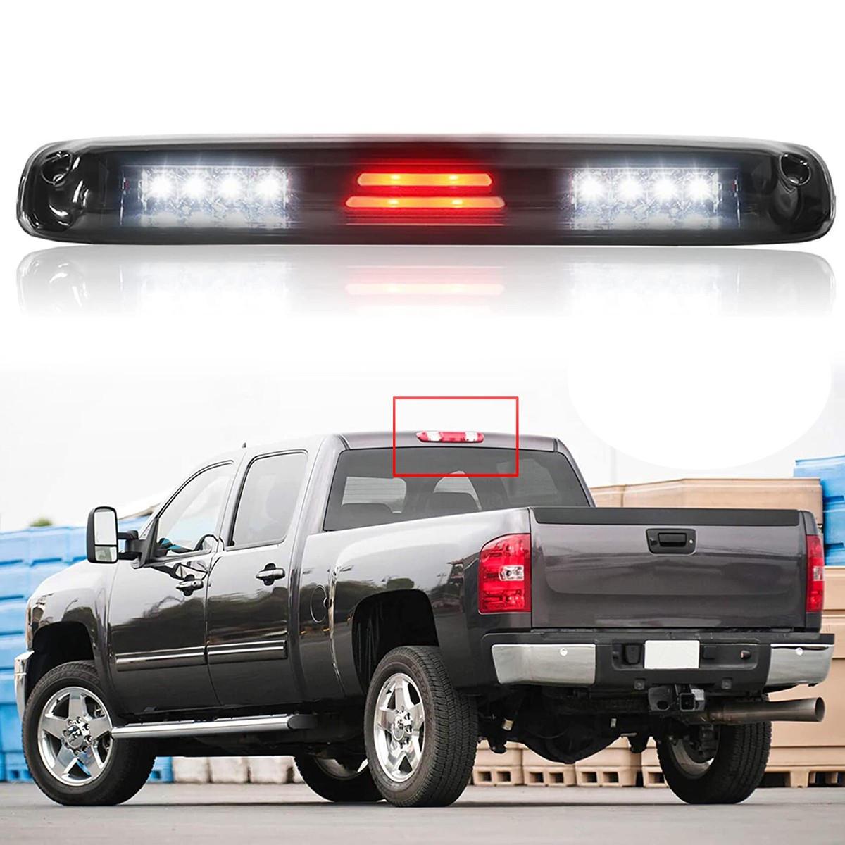 NEW OEM GM Utility Bed Rack High Mount Brake Light