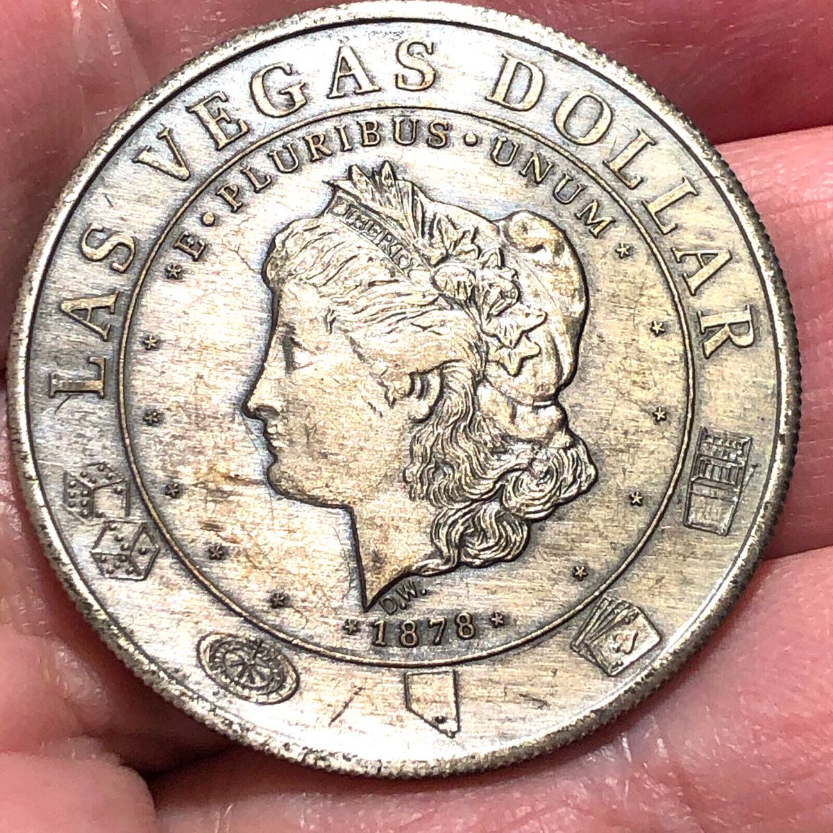 Las Vegas Dollar 1878 Morgan Dollar Convention Center Medal