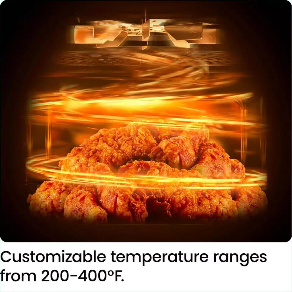 Chefman Turbofry® Touch Air Fryer, XL 8Qt Family Size,