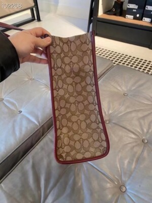 バッグ 1917 Coach Accessory Porch Signature Red 1917 Coach Accessory Porch Signature Red バッグ