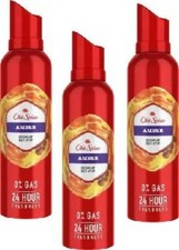 OLD SPICE AMBER PACK OF 3 Body Spray - For Men 345 ml, Pack of 3 