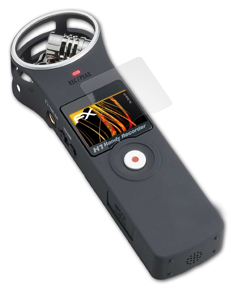 atFoliX 3x Protecteur d'écran pour Zoom H5 Film Protection d'écran mat