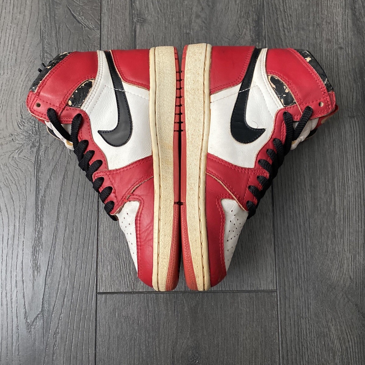 Vintage 1985 Original Chicago Nike Air Sky Jordan 1 Size 4.5