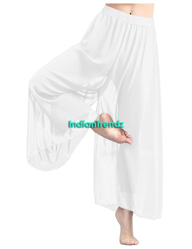 Chiffon Palazzo Pant Belly Dancing Costume Halloween Harem Yoga Women Trousers - Picture 48 of 86