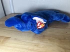 NWT vintage 1998 “PEANUT” TY BEANIE BABY (17”) ROYAL BLUE PLUSH ELEPHANT retired