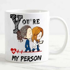 Tazza Mug personalizzata Grey's Anatomy You are My Person cuore