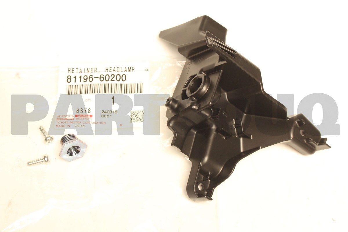 8119660200 Genuine Toyota RETAINER HEADLAMP 81196-60200 | eBay