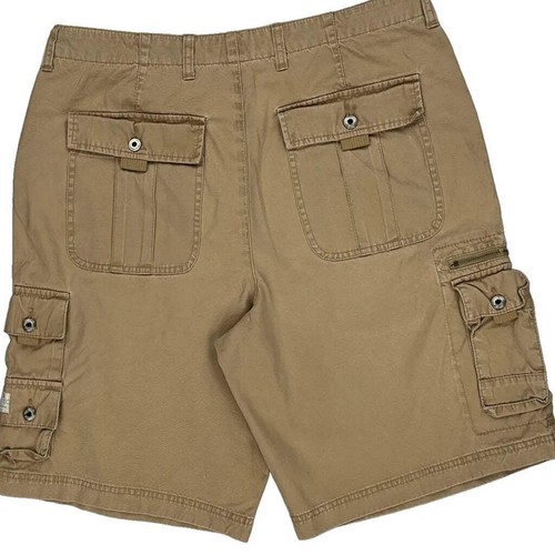 Tommy Hilfiger Cargo Shorts - 36W 11L Beige Cotton - Picture 9 of 11