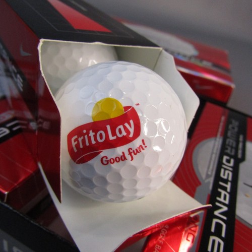 Nike Power Distance Long Golf Balls NEW 1 Dozen 12-Pack Frito Lay Logo - Picture 6 of 7