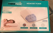 Therapedic Classic Comfort Luxury Memory Foam Pillow In White 16 X 22 For Sale Online Ebay