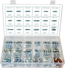Swordfish 30300 - 90pc Brake Bleeder Screw Nipple Assortment, 18 Sizes