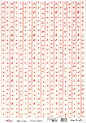 A/4 Reispapier für Decoupage von Cadence - Shabby Chic Tapete