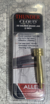 Allen Thunder Cloud 50 Caliber Brass Cleaning Patch Jag 2  Muzzleloader
