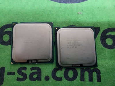 LOT OF 2 - Intel Core 2 Duo E6300 1.86GHz Dual-Core Processor - SLGU9