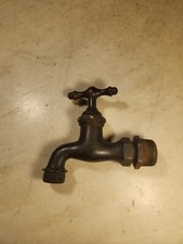 Antique Brass Faucet WOSCO Garden Hit Miss Steam Engine Nice Detail Original