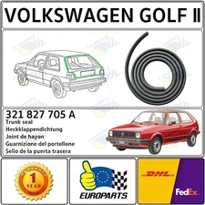Volkswagen Golf II Rabbit MK2 2-4 Door Trunk Seal Rubber Weatherstrip 321827705A