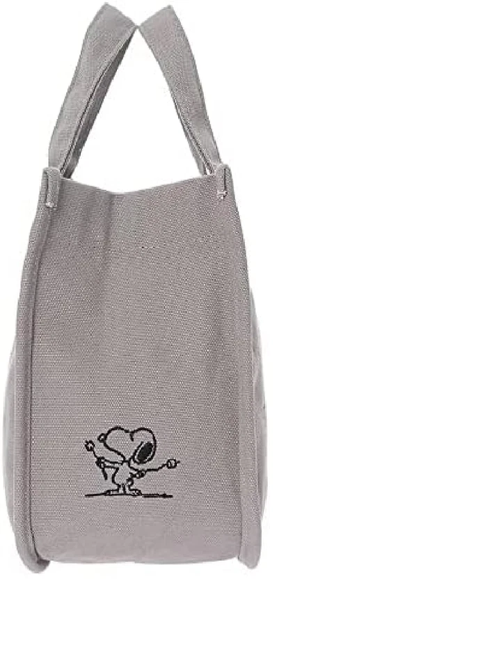 Bolso de mano de lona Snoopy, bolso de mano, unisex, viajes, desplazamientos, escuela (Snoopy-B) Foto 2 de 4