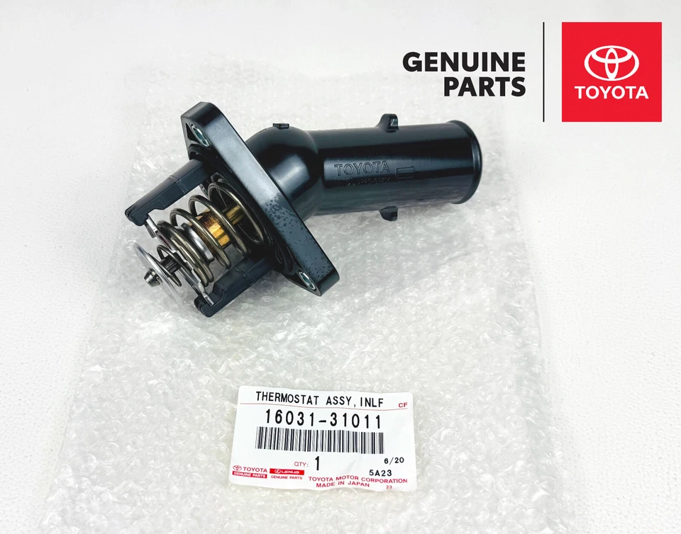 16031-31011 Toyota 4Runner Tacoma Tundra FJ Cruiser OEM водяной впускной термостат - Изображение 3 из 4