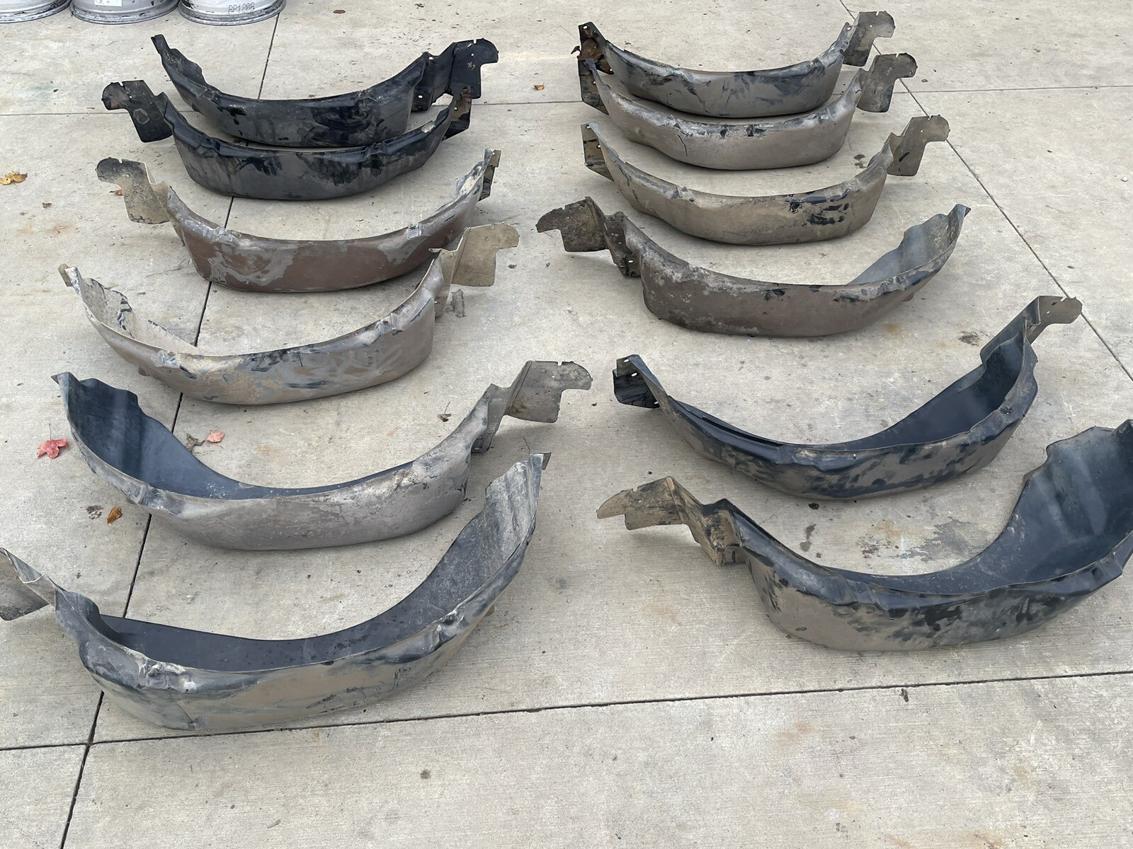 9706 Jeep Wrangler TJ FACTORY Rear Wheel Well Fender Splash Guards Liners PAIR eBay