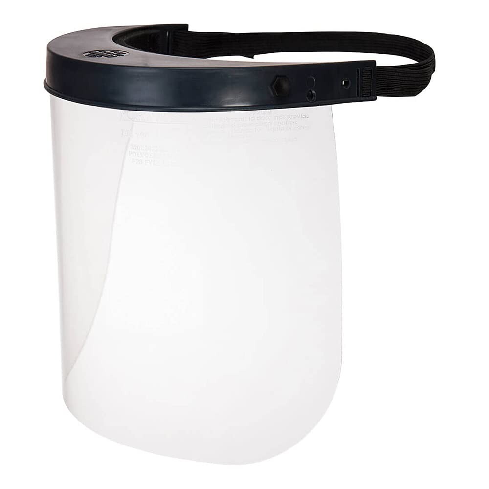 Job Lot Of 20 Portwest PV91 Slim Browguard With Clear Visor (200mm)